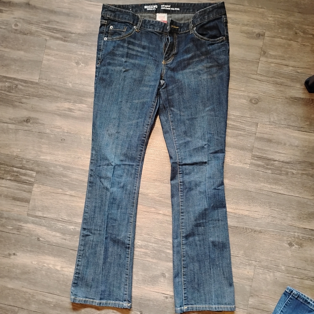 Mossimo Women's Blue Jeans Slim Bootcut 11 S/C